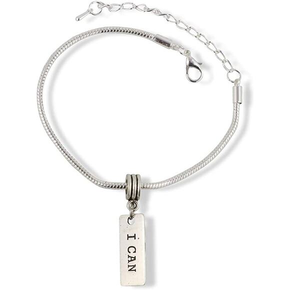 Dave The Bunny Jewelry - I Can Bracelet - Inspirational Sayings